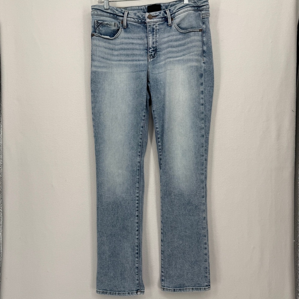 Buckle Black Straight Jeans Womens 32x32 Light Wash Fit No. 53 Stretch BBW6307R